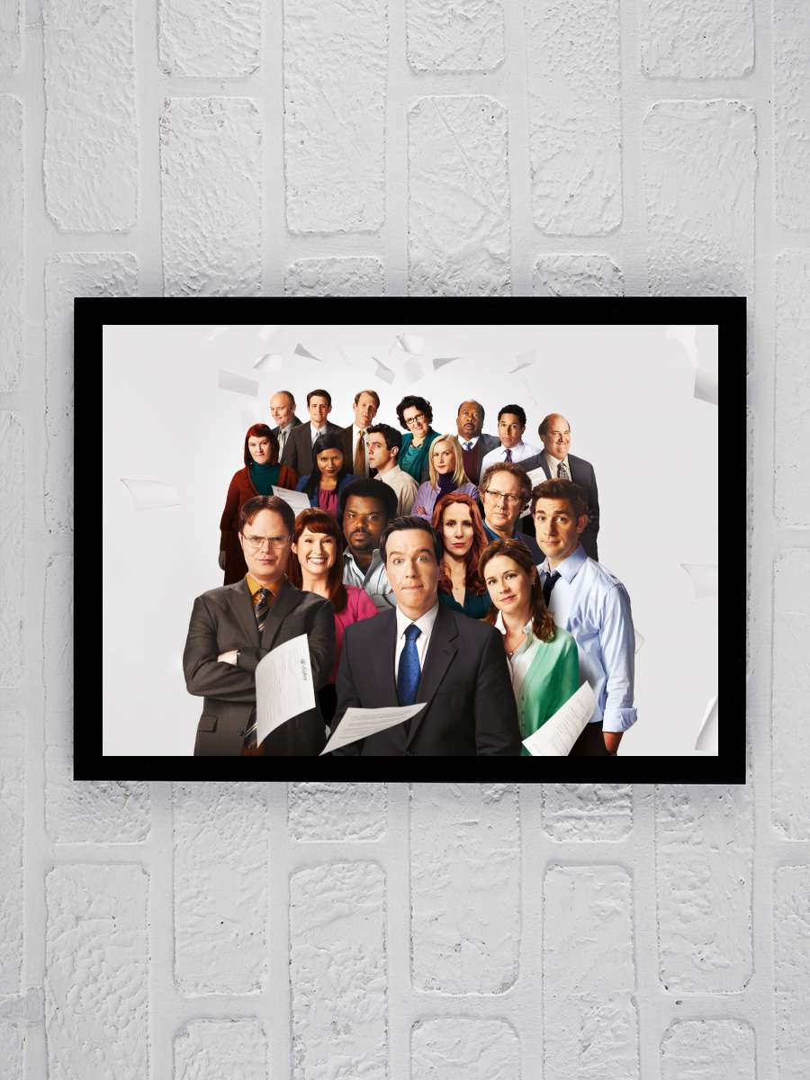 ‎Ofis‎ - The Office Dizi Tablo Siyah Çerçeveli Dizi Poster Duvar Tablo