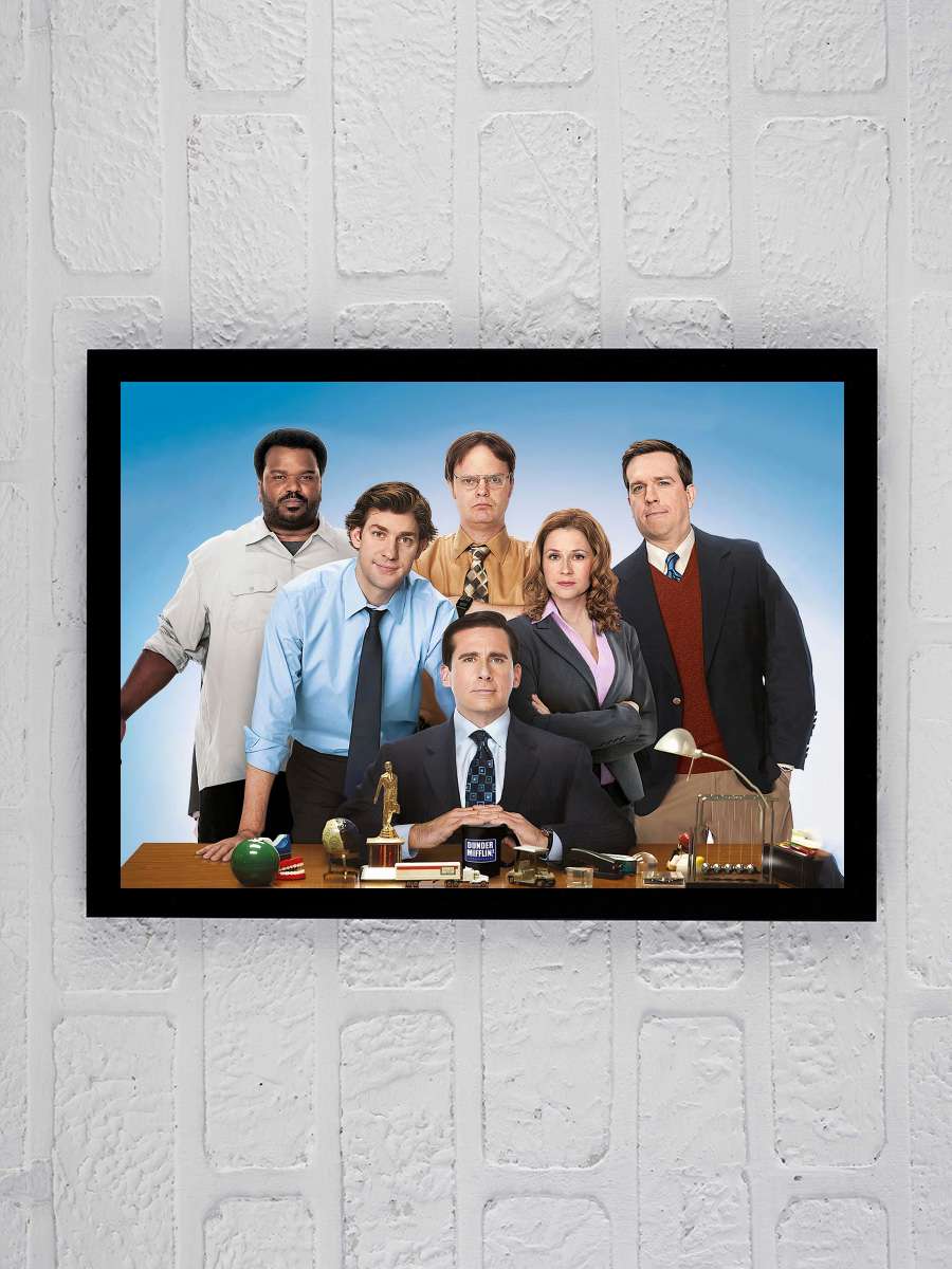 ‎Ofis‎ - The Office Dizi Tablo Siyah Çerçeveli Dizi Poster Duvar Tablo