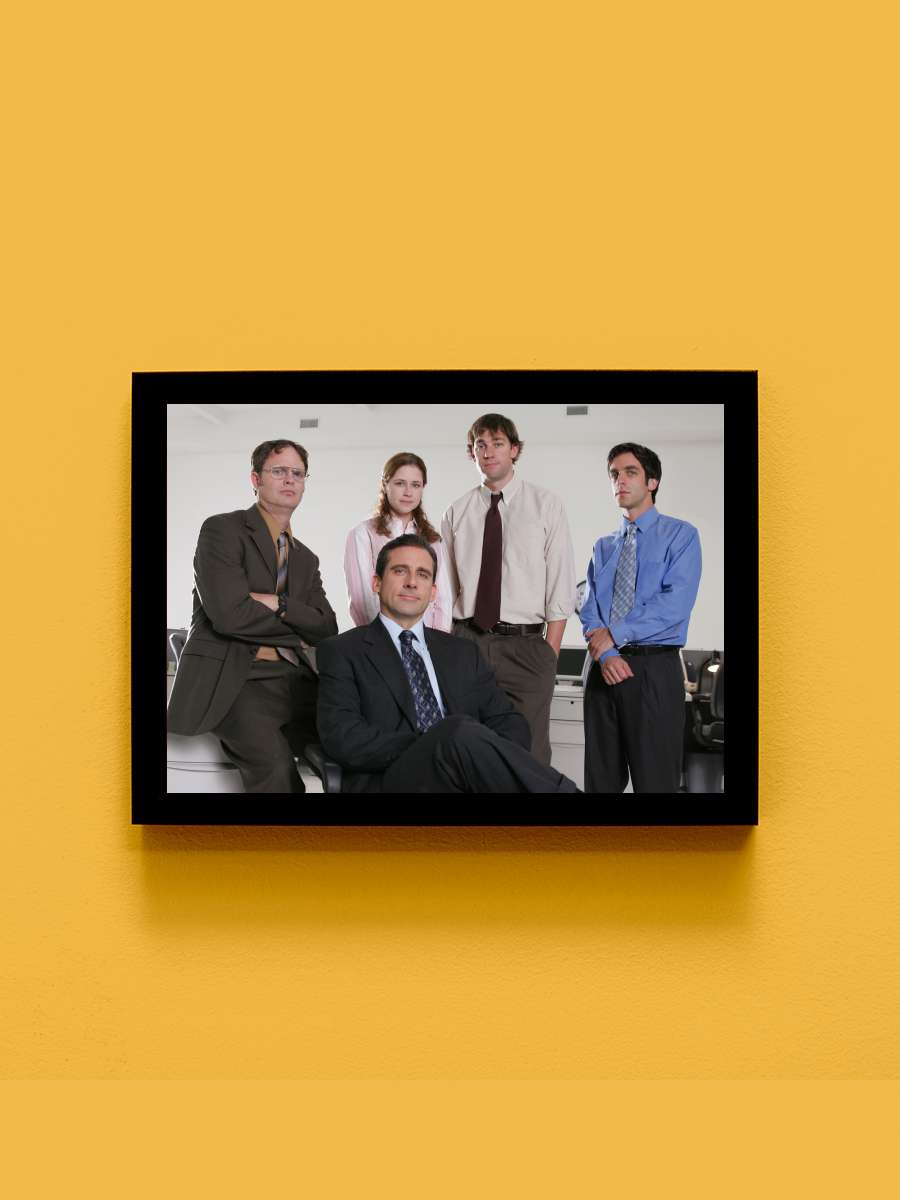 ‎Ofis‎ - The Office Dizi Tablo Siyah Çerçeveli Dizi Poster Duvar Tablo