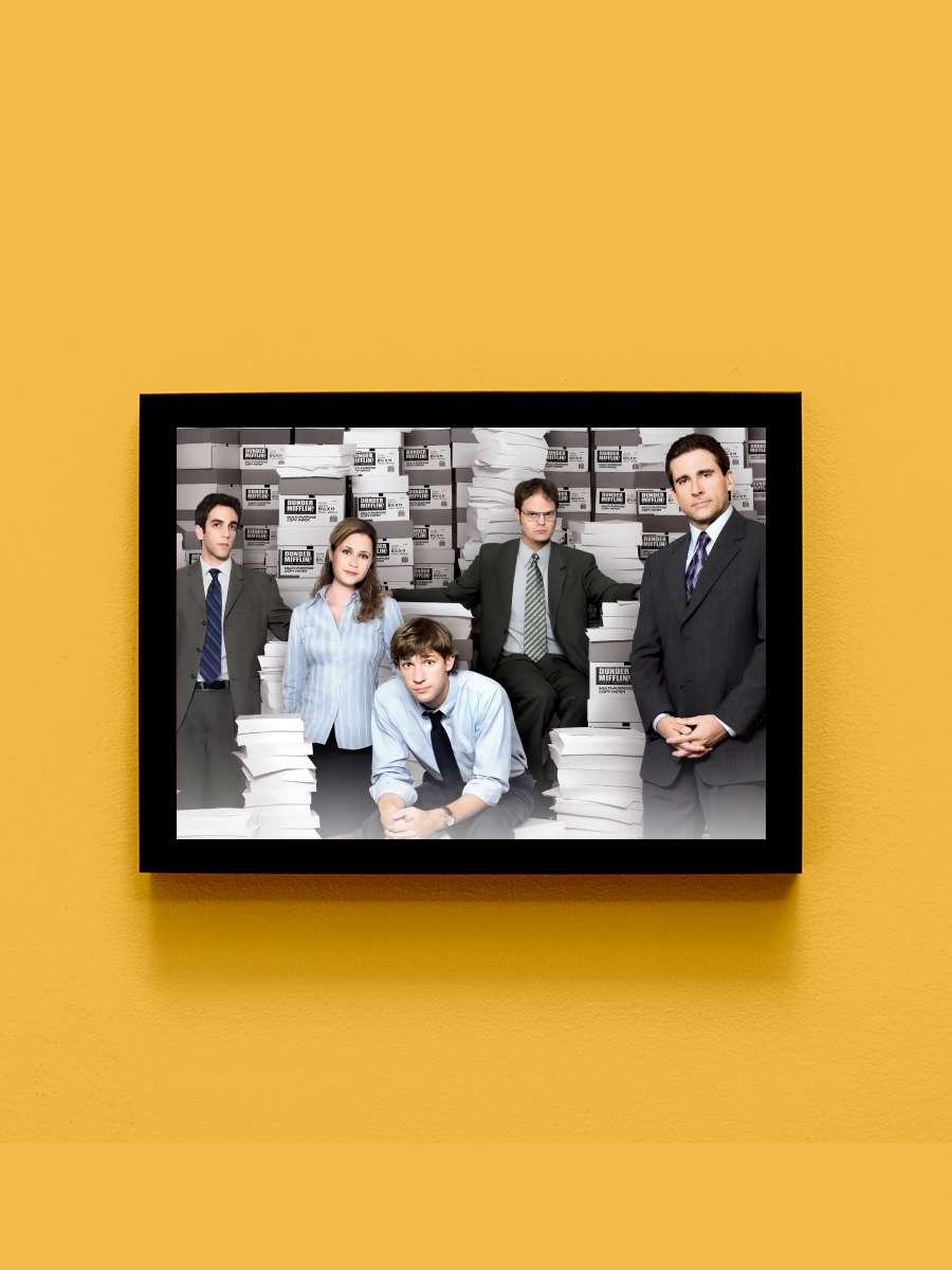 ‎Ofis‎ - The Office Dizi Tablo Siyah Çerçeveli Dizi Poster Duvar Tablo