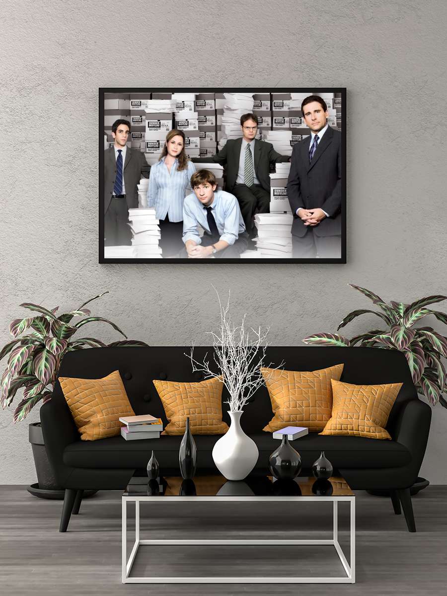 ‎Ofis‎ - The Office Dizi Tablo Siyah Çerçeveli Dizi Poster Duvar Tablo