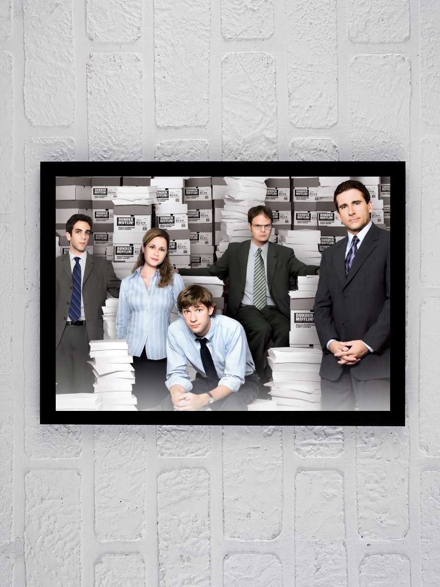 ‎Ofis‎ - The Office Dizi Tablo Siyah Çerçeveli Dizi Poster Duvar Tablo