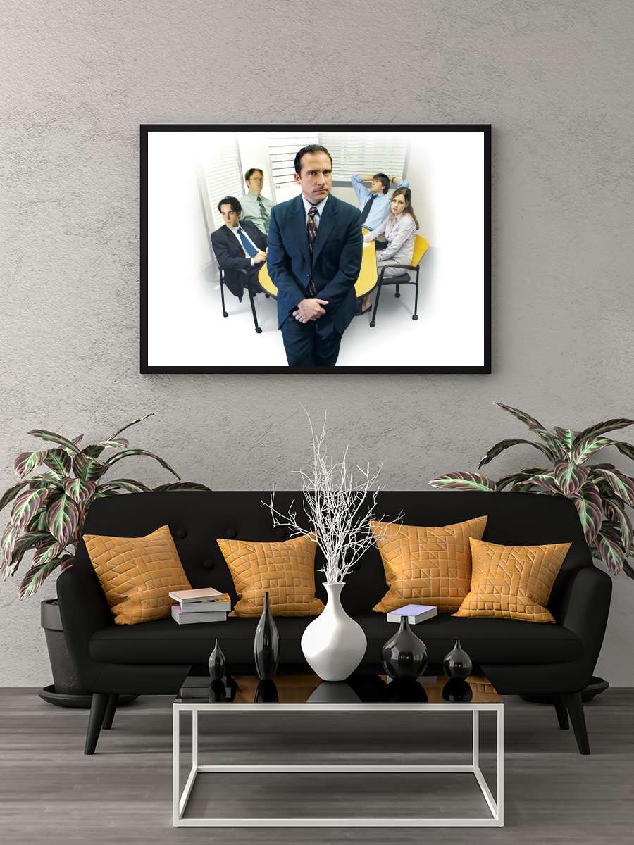 ‎Ofis‎ - The Office Dizi Tablo Siyah Çerçeveli Dizi Poster Duvar Tablo