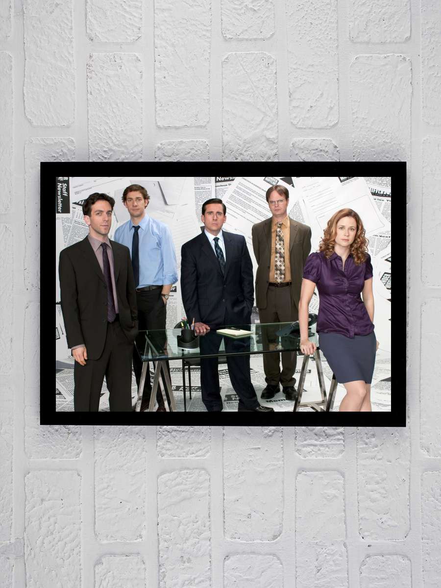 ‎Ofis‎ - The Office Dizi Tablo Siyah Çerçeveli Dizi Poster Duvar Tablo