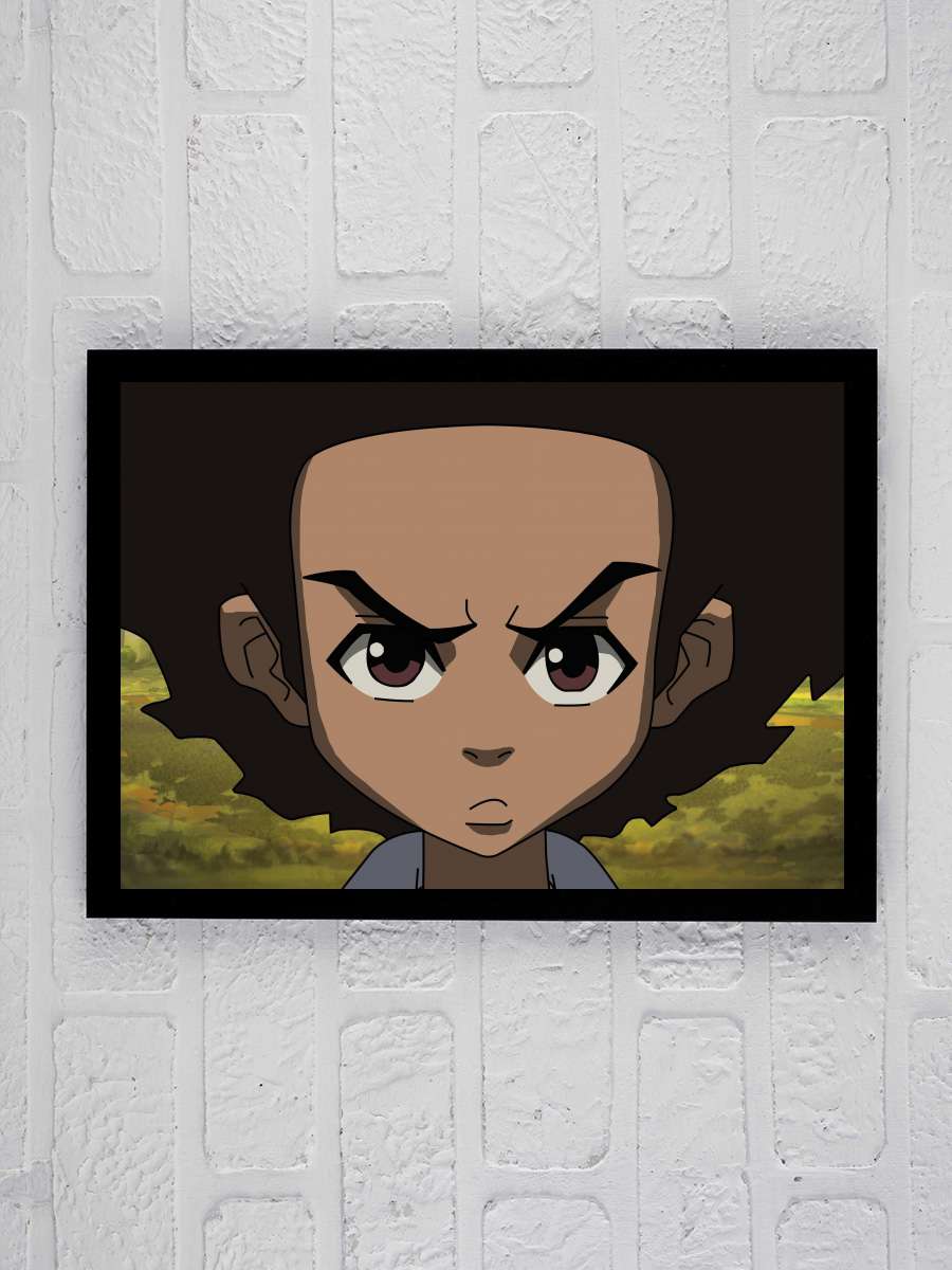 The Boondocks Dizi Tablo Siyah Çerçeveli Dizi Poster Duvar Tablo