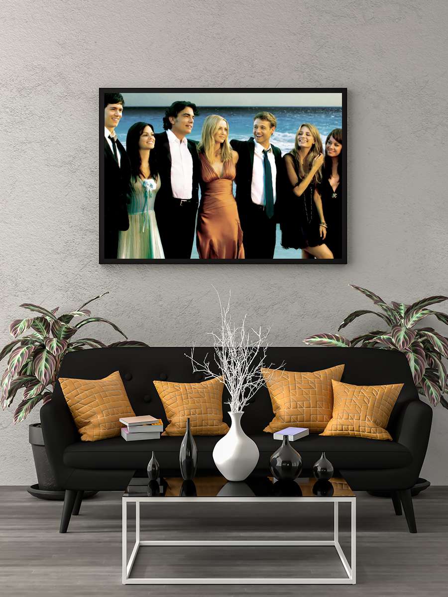 The O.C. Dizi Tablo Siyah Çerçeveli Dizi Poster Duvar Tablo