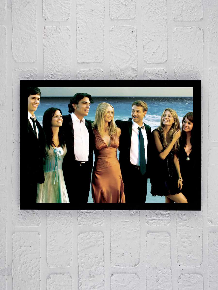 The O.C. Dizi Tablo Siyah Çerçeveli Dizi Poster Duvar Tablo