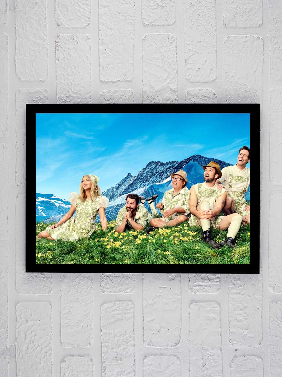 It's Always Sunny in Philadelphia Dizi Tablo Siyah Çerçeveli Dizi Poster Duvar Tablo