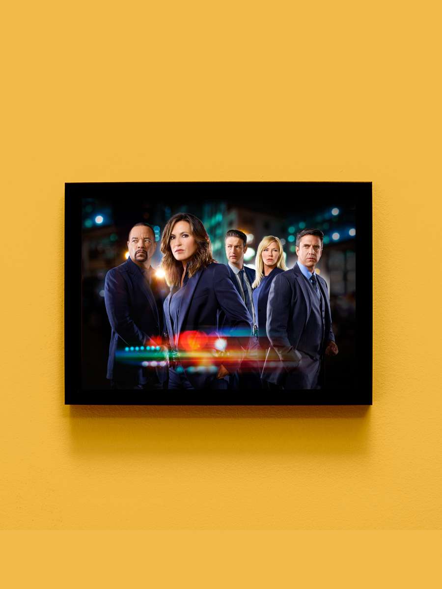 Law & Order: Special Victims Unit Dizi Tablo Siyah Çerçeveli Dizi Poster Duvar Tablo