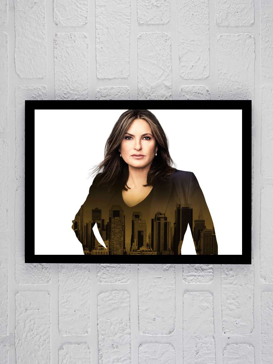 Law & Order: Special Victims Unit Dizi Tablo Siyah Çerçeveli Dizi Poster Duvar Tablo