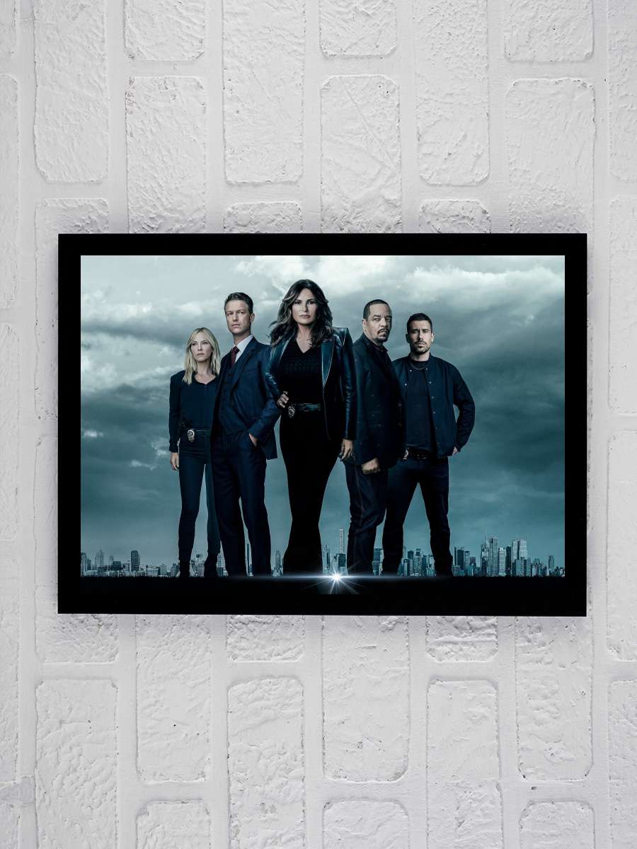 Law & Order: Special Victims Unit Dizi Tablo Siyah Çerçeveli Dizi Poster Duvar Tablo