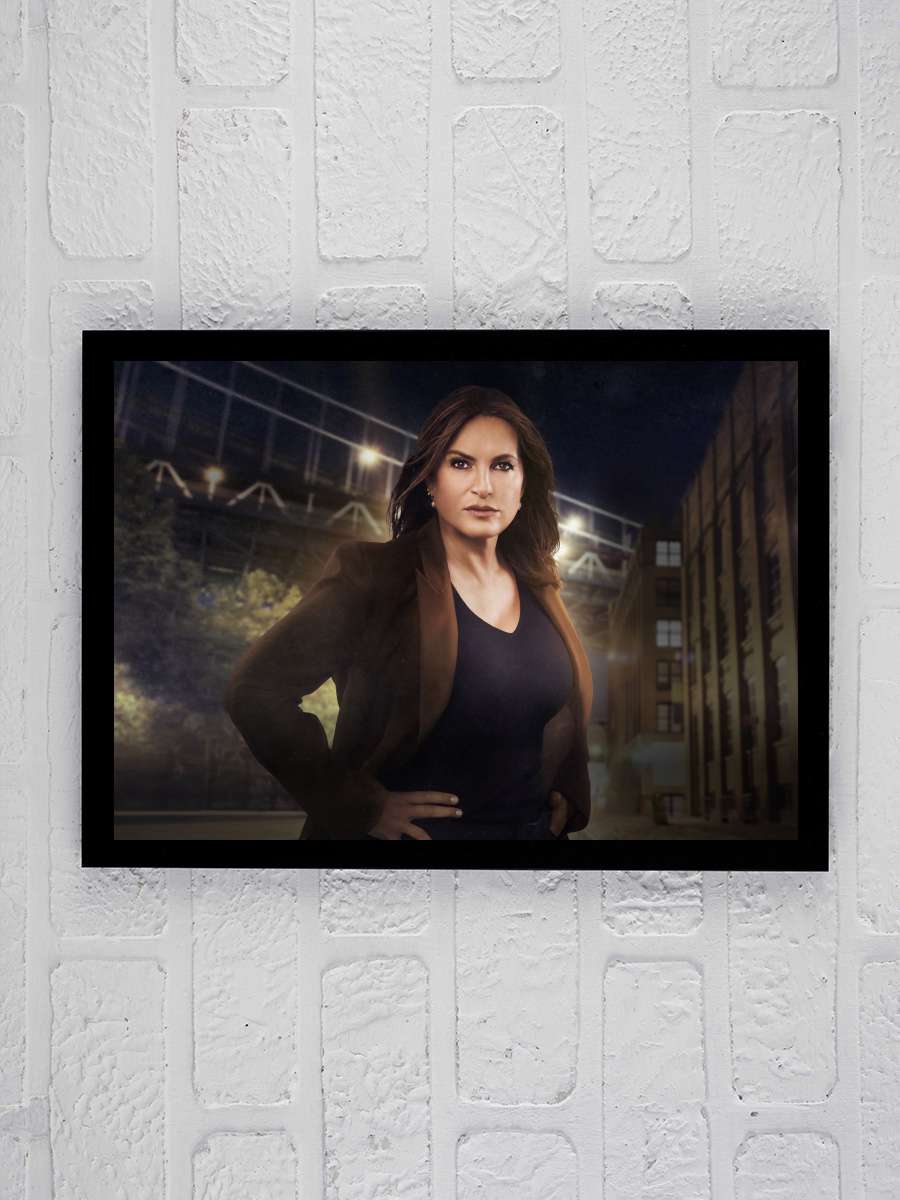 Law & Order: Special Victims Unit Dizi Tablo Siyah Çerçeveli Dizi Poster Duvar Tablo