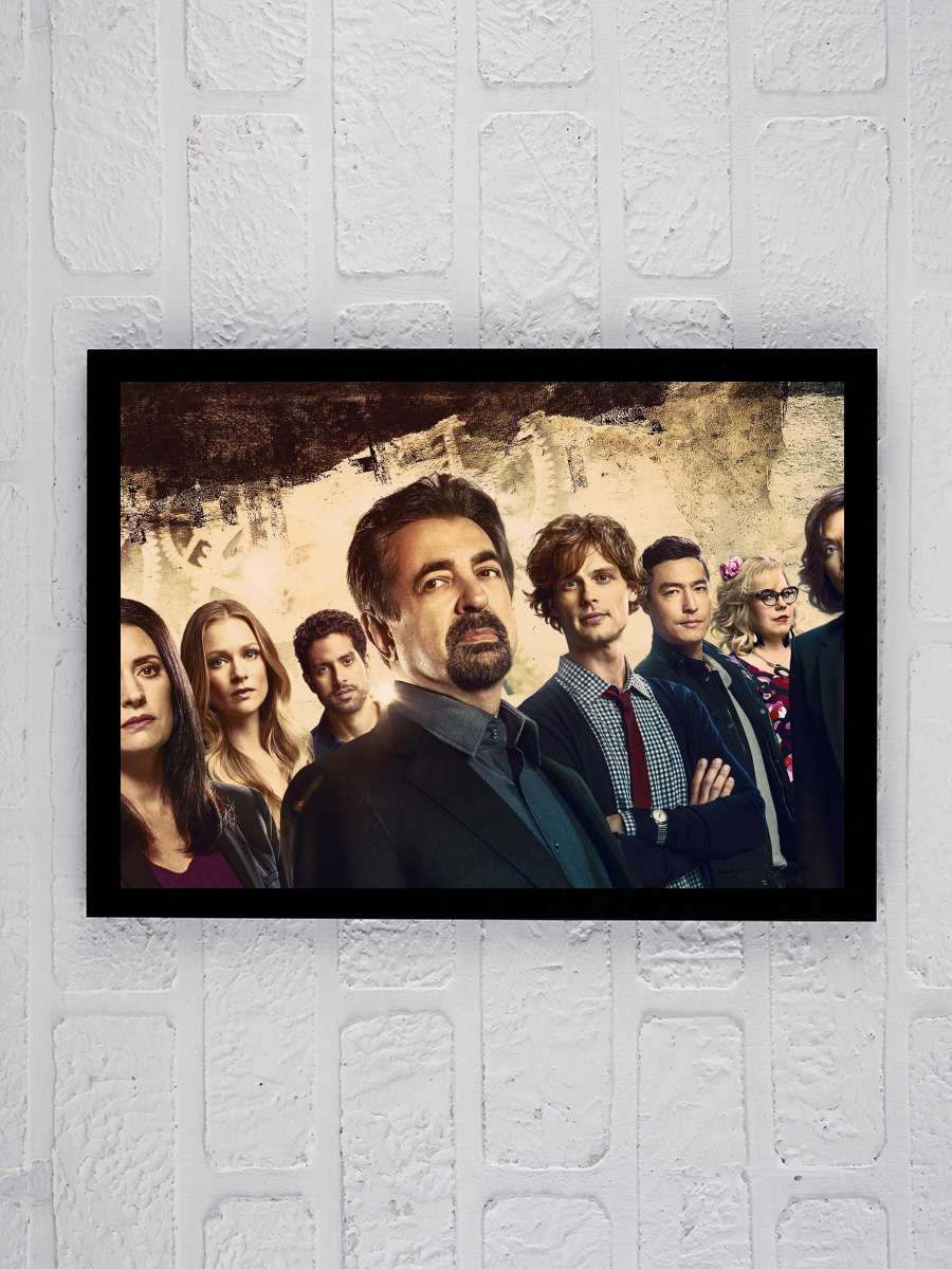 Criminal Minds Dizi Tablo Siyah Çerçeveli Dizi Poster Duvar Tablo