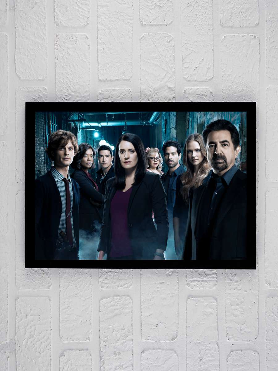 Criminal Minds Dizi Tablo Siyah Çerçeveli Dizi Poster Duvar Tablo