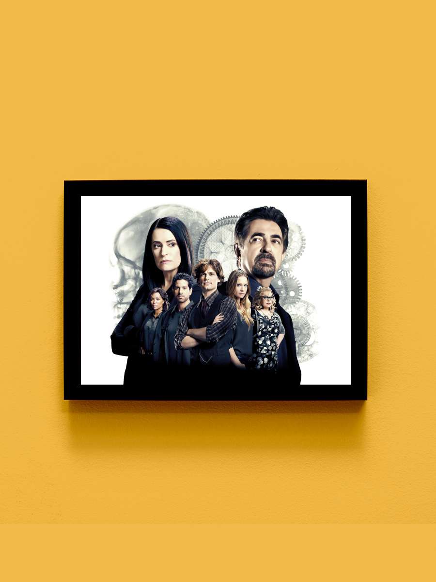 Criminal Minds Dizi Tablo Siyah Çerçeveli Dizi Poster Duvar Tablo