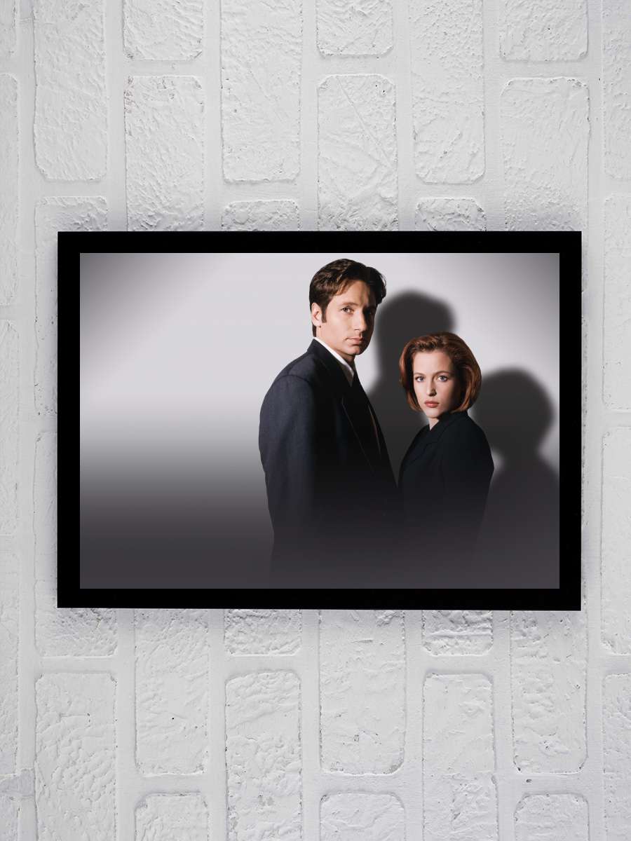 The X-Files Dizi Tablo Siyah Çerçeveli Dizi Poster Duvar Tablo