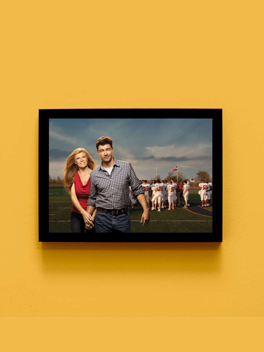 Friday Night Lights Dizi Tablo Siyah Çerçeveli Dizi Poster Duvar Tablo