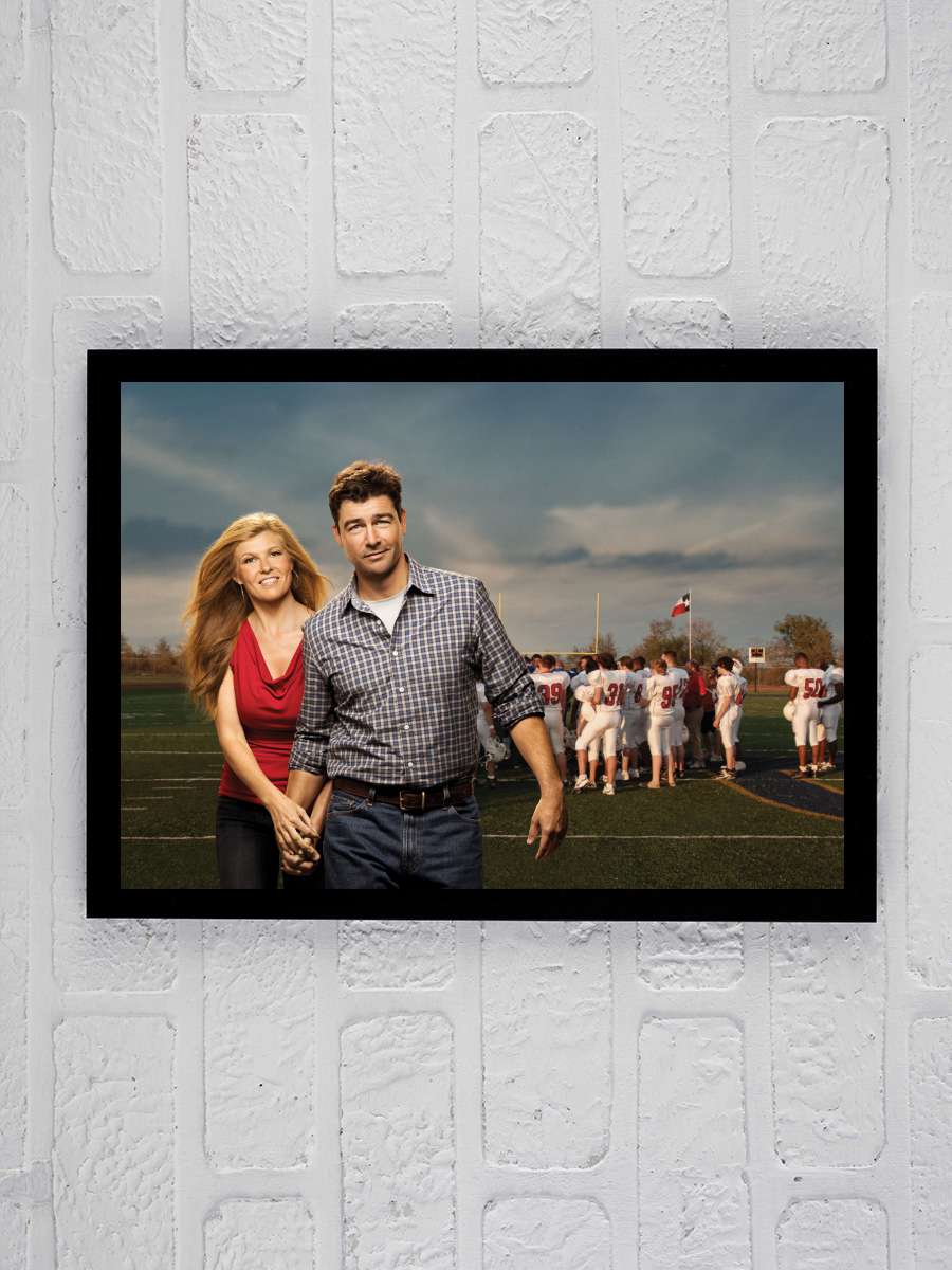 Friday Night Lights Dizi Tablo Siyah Çerçeveli Dizi Poster Duvar Tablo