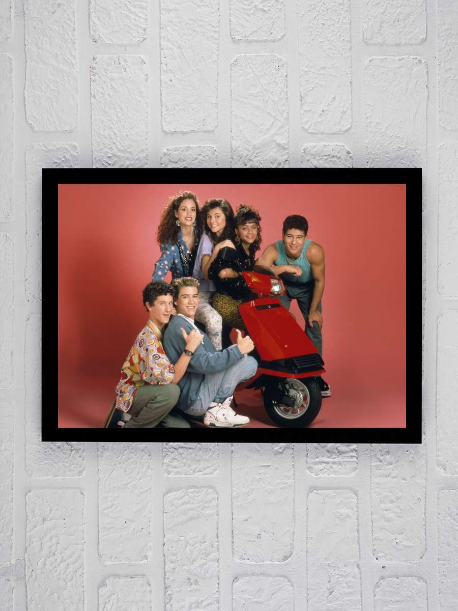 Saved by the Bell Dizi Tablo Siyah Çerçeveli Dizi Poster Duvar Tablo