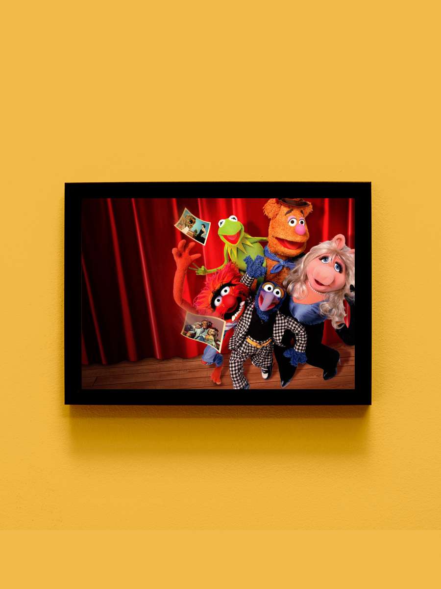 Muppet Şov - The Muppet Show Dizi Tablo Siyah Çerçeveli Dizi Poster Duvar Tablo