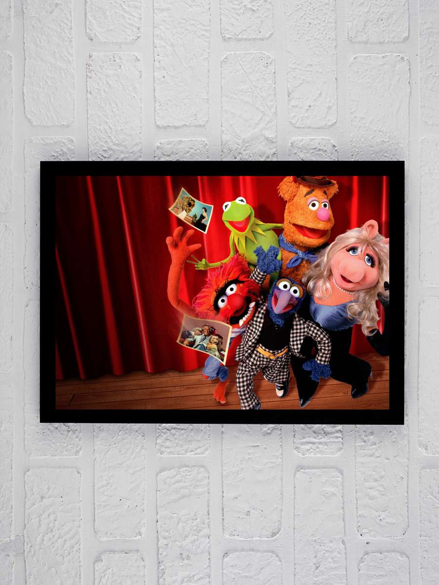 Muppet Şov - The Muppet Show Dizi Tablo Siyah Çerçeveli Dizi Poster Duvar Tablo