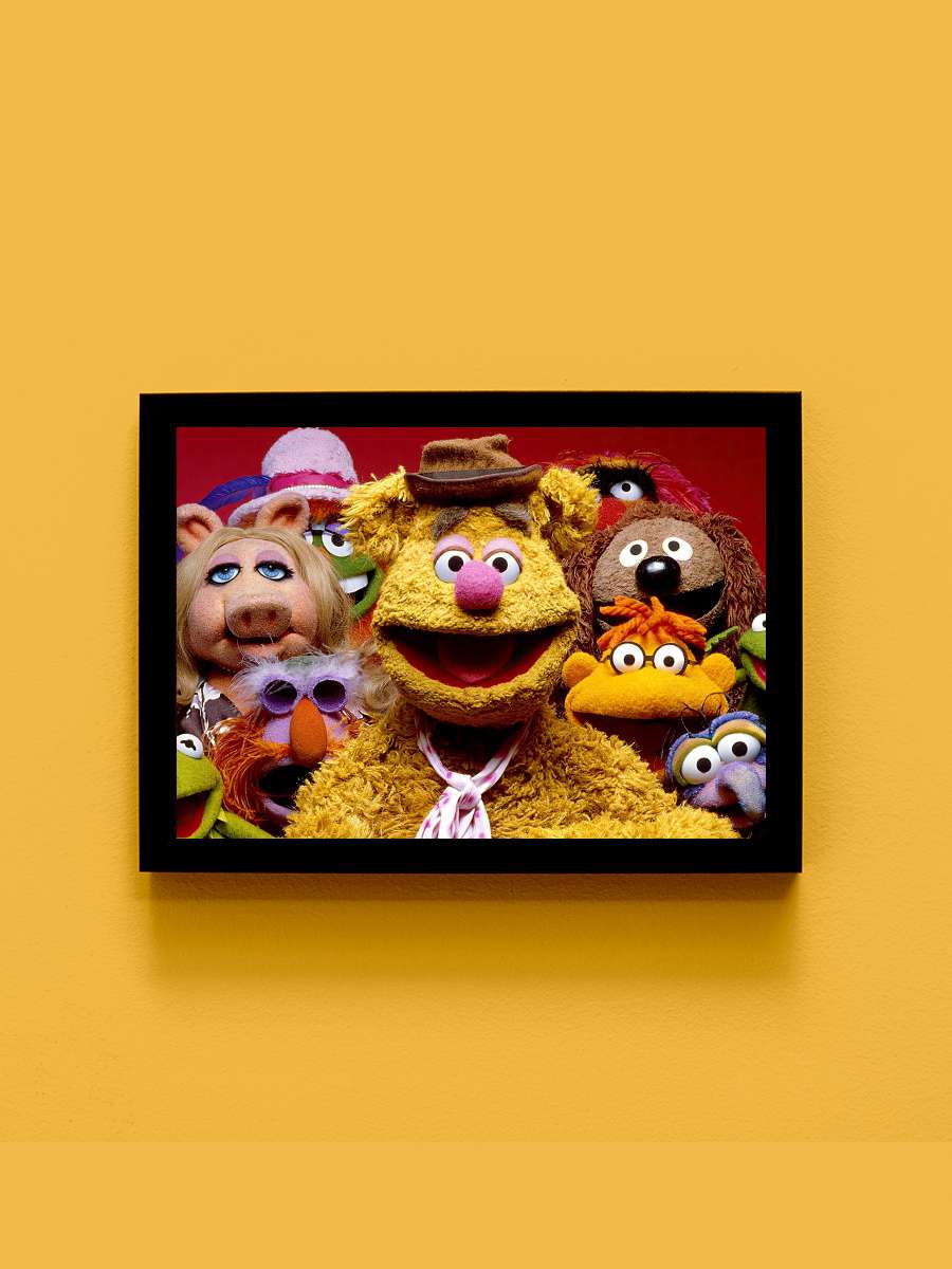 Muppet Şov - The Muppet Show Dizi Tablo Siyah Çerçeveli Dizi Poster Duvar Tablo