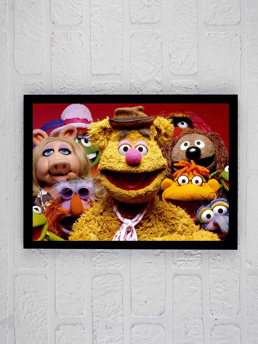 Muppet Şov - The Muppet Show Dizi Tablo Siyah Çerçeveli Dizi Poster Duvar Tablo