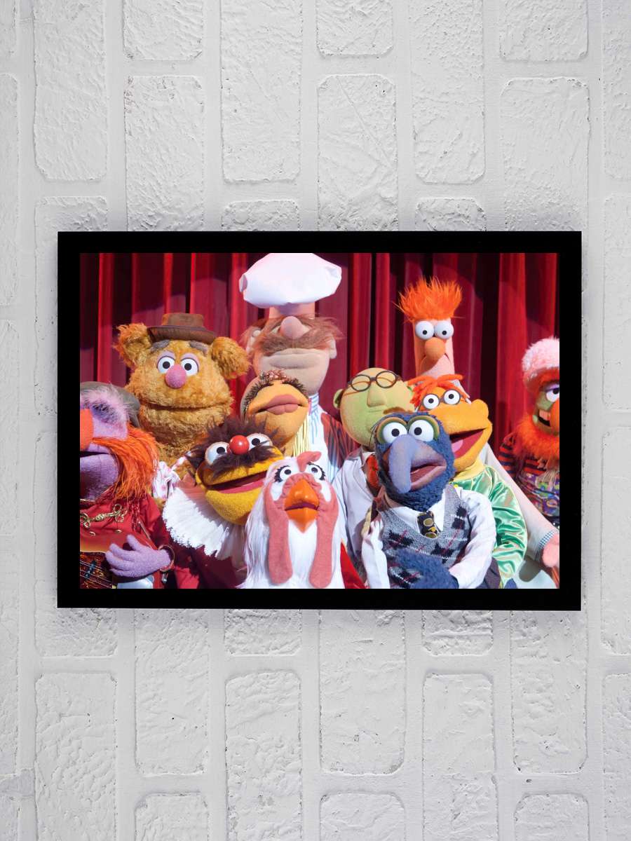 Muppet Şov - The Muppet Show Dizi Tablo Siyah Çerçeveli Dizi Poster Duvar Tablo