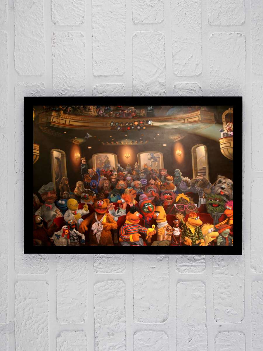 Muppet Şov - The Muppet Show Dizi Tablo Siyah Çerçeveli Dizi Poster Duvar Tablo