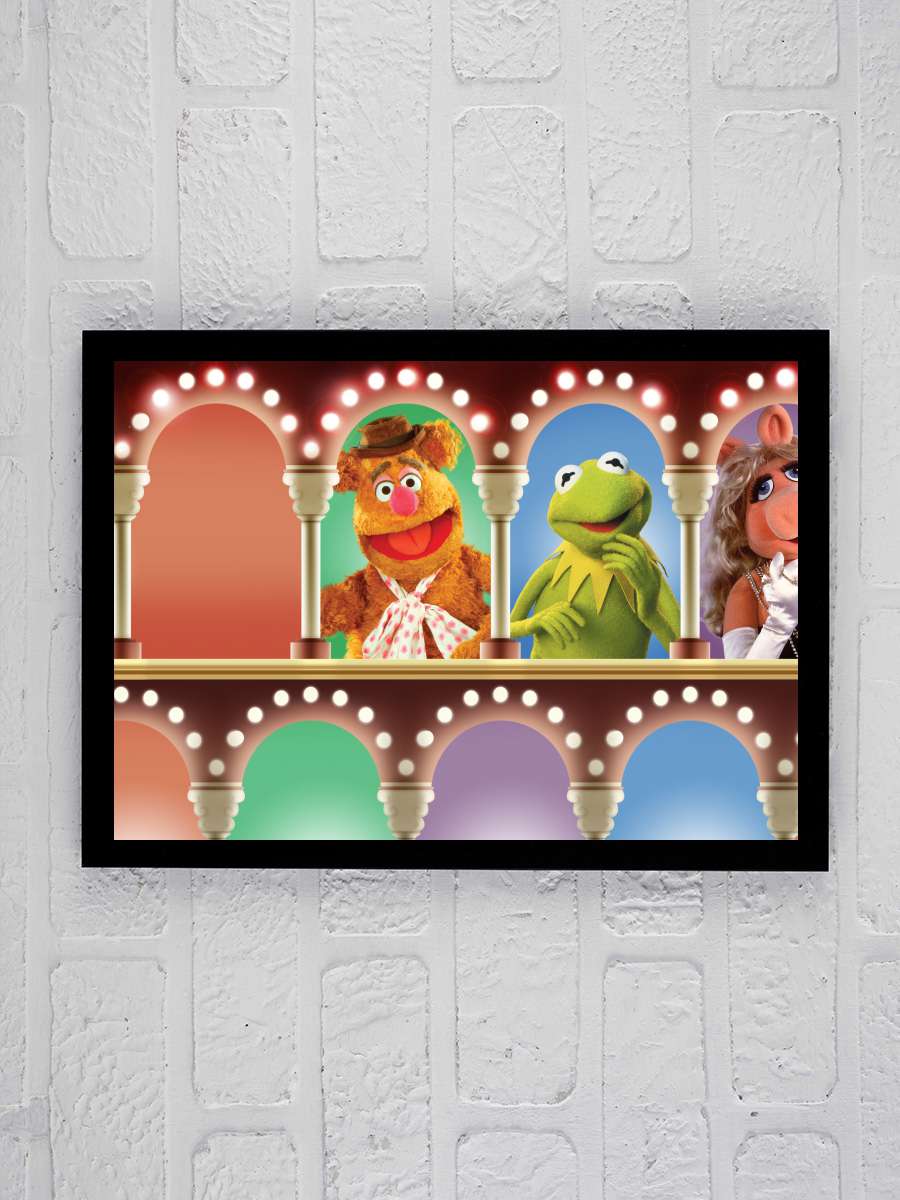 Muppet Şov - The Muppet Show Dizi Tablo Siyah Çerçeveli Dizi Poster Duvar Tablo