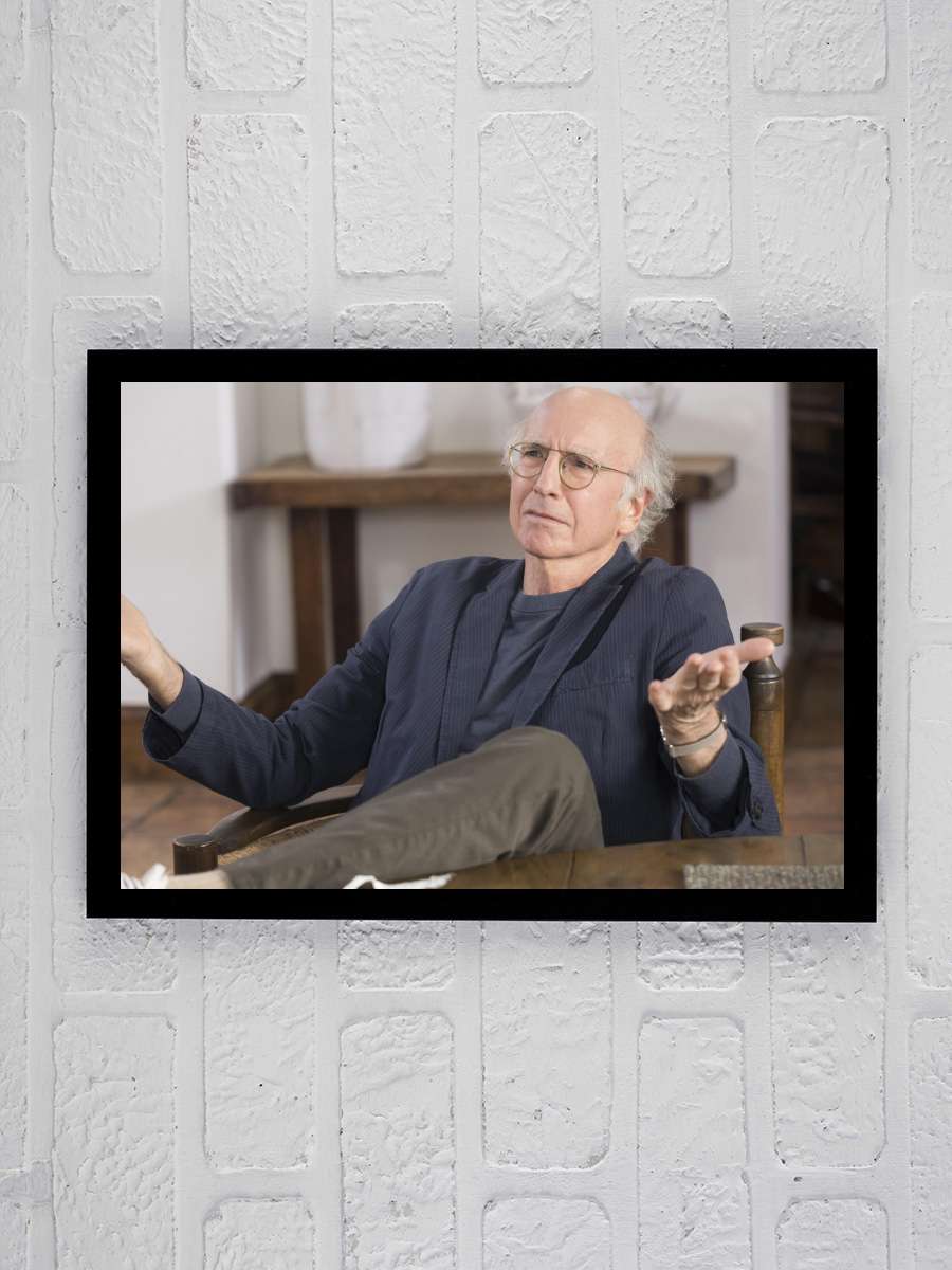 Curb Your Enthusiasm Dizi Tablo Siyah Çerçeveli Dizi Poster Duvar Tablo