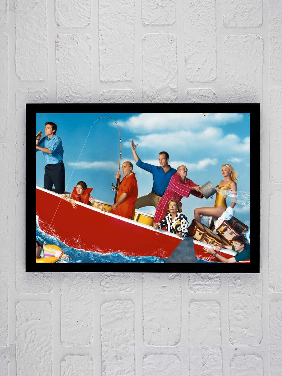 Arrested Development Dizi Tablo Siyah Çerçeveli Dizi Poster Duvar Tablo