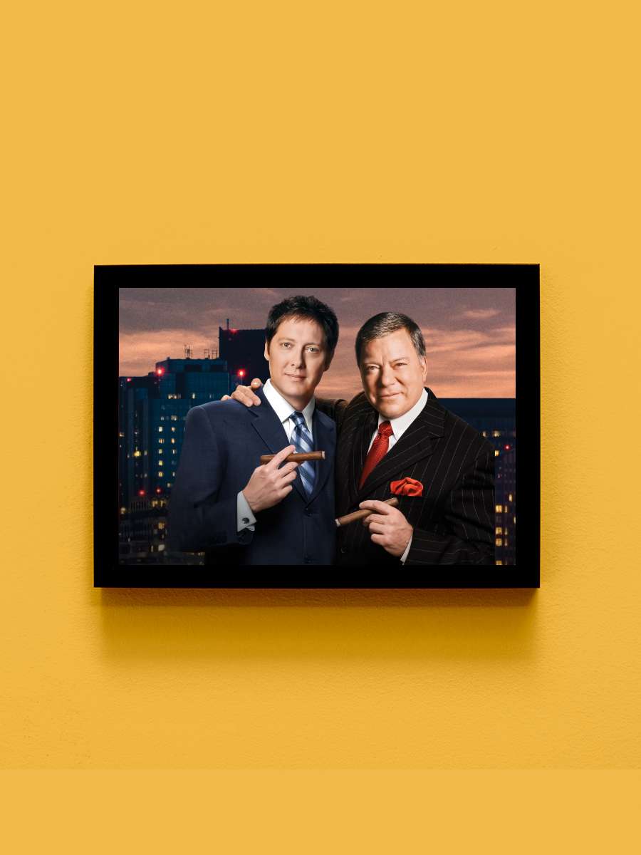 Boston Legal Dizi Tablo Siyah Çerçeveli Dizi Poster Duvar Tablo