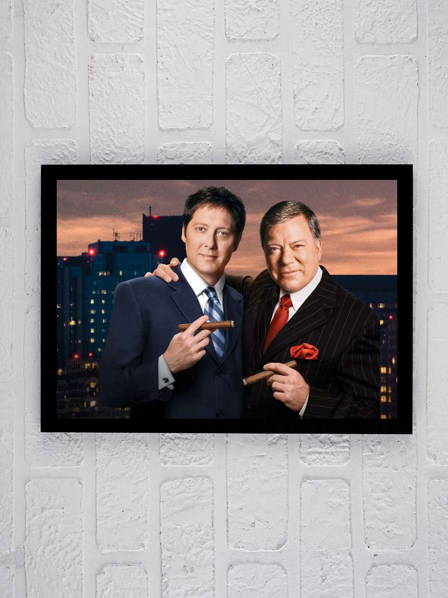 Boston Legal Dizi Tablo Siyah Çerçeveli Dizi Poster Duvar Tablo