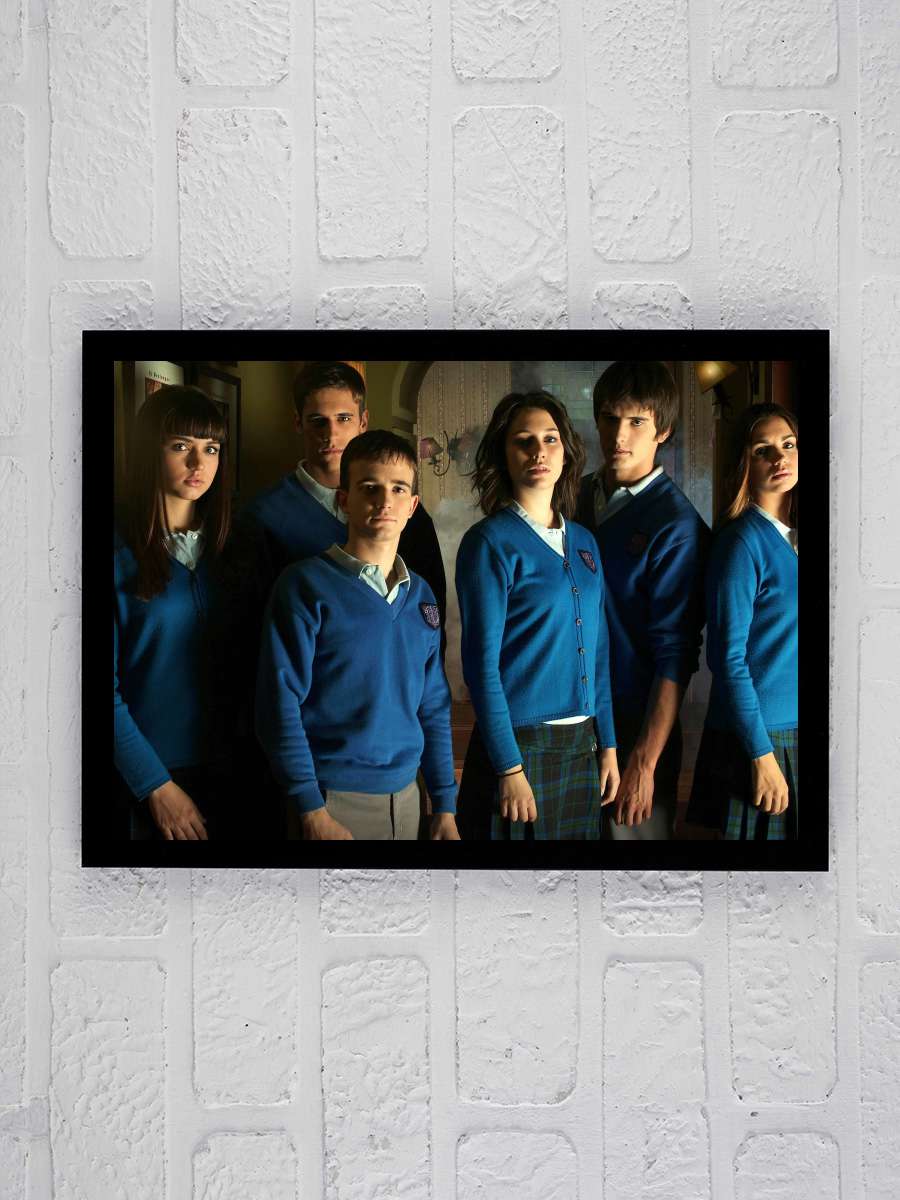 El internado Dizi Tablo Siyah Çerçeveli Dizi Poster Duvar Tablo