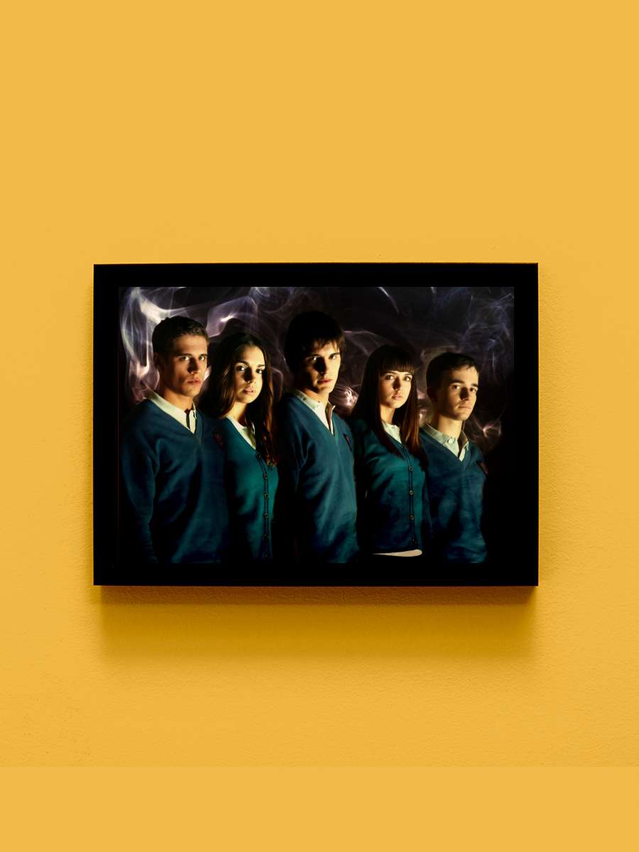 El internado Dizi Tablo Siyah Çerçeveli Dizi Poster Duvar Tablo