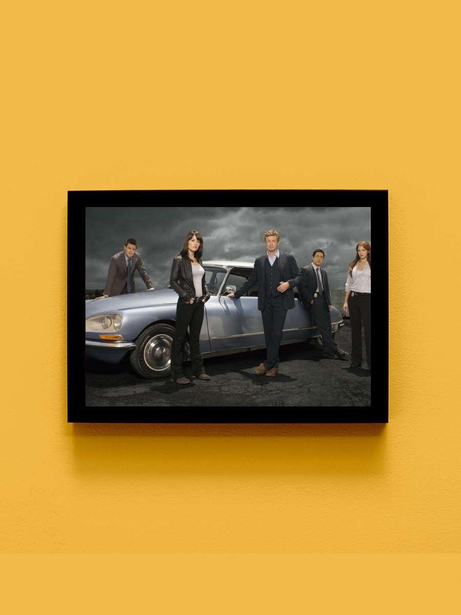 The Mentalist Dizi Tablo Siyah Çerçeveli Dizi Poster Duvar Tablo