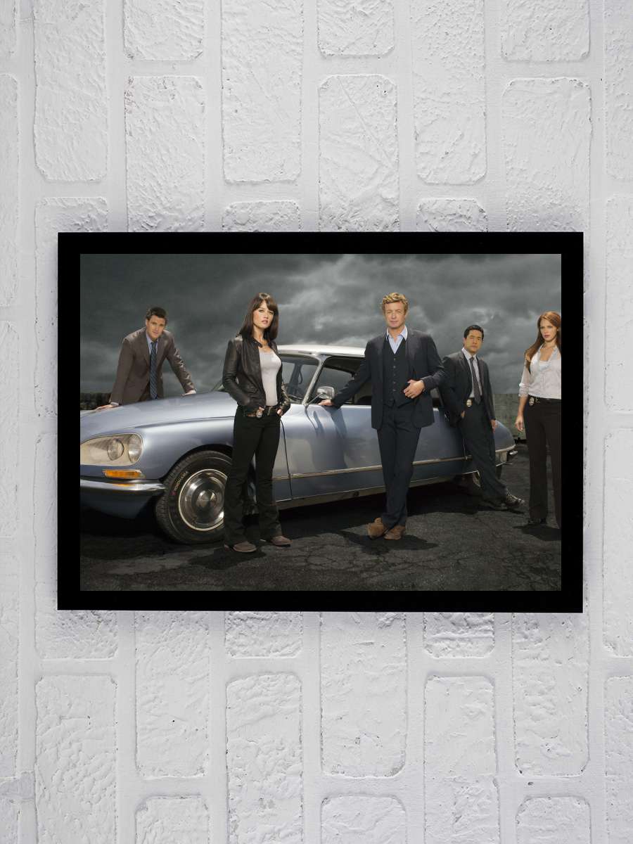 The Mentalist Dizi Tablo Siyah Çerçeveli Dizi Poster Duvar Tablo