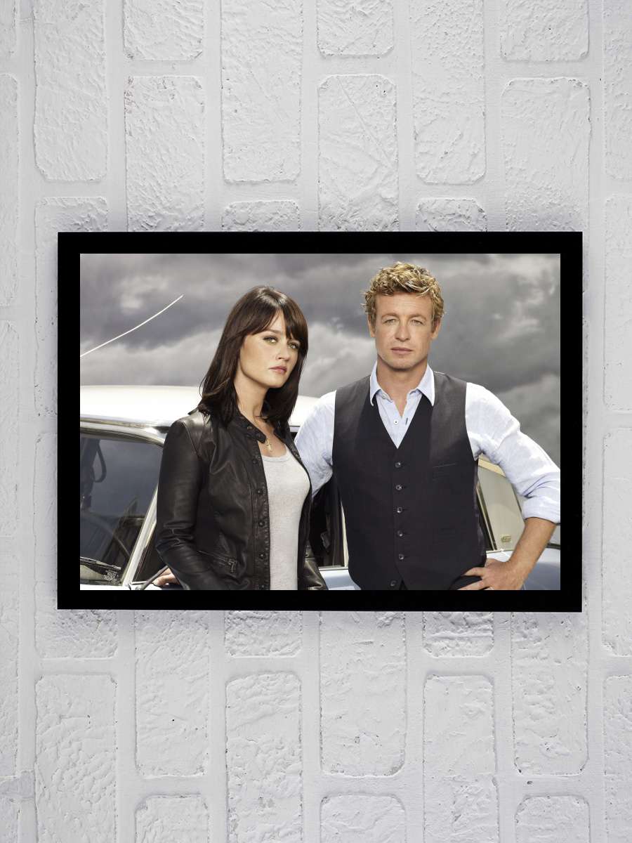 The Mentalist Dizi Tablo Siyah Çerçeveli Dizi Poster Duvar Tablo