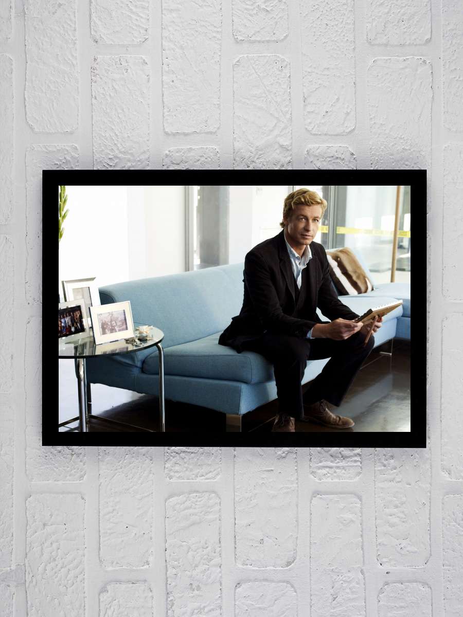 The Mentalist Dizi Tablo Siyah Çerçeveli Dizi Poster Duvar Tablo