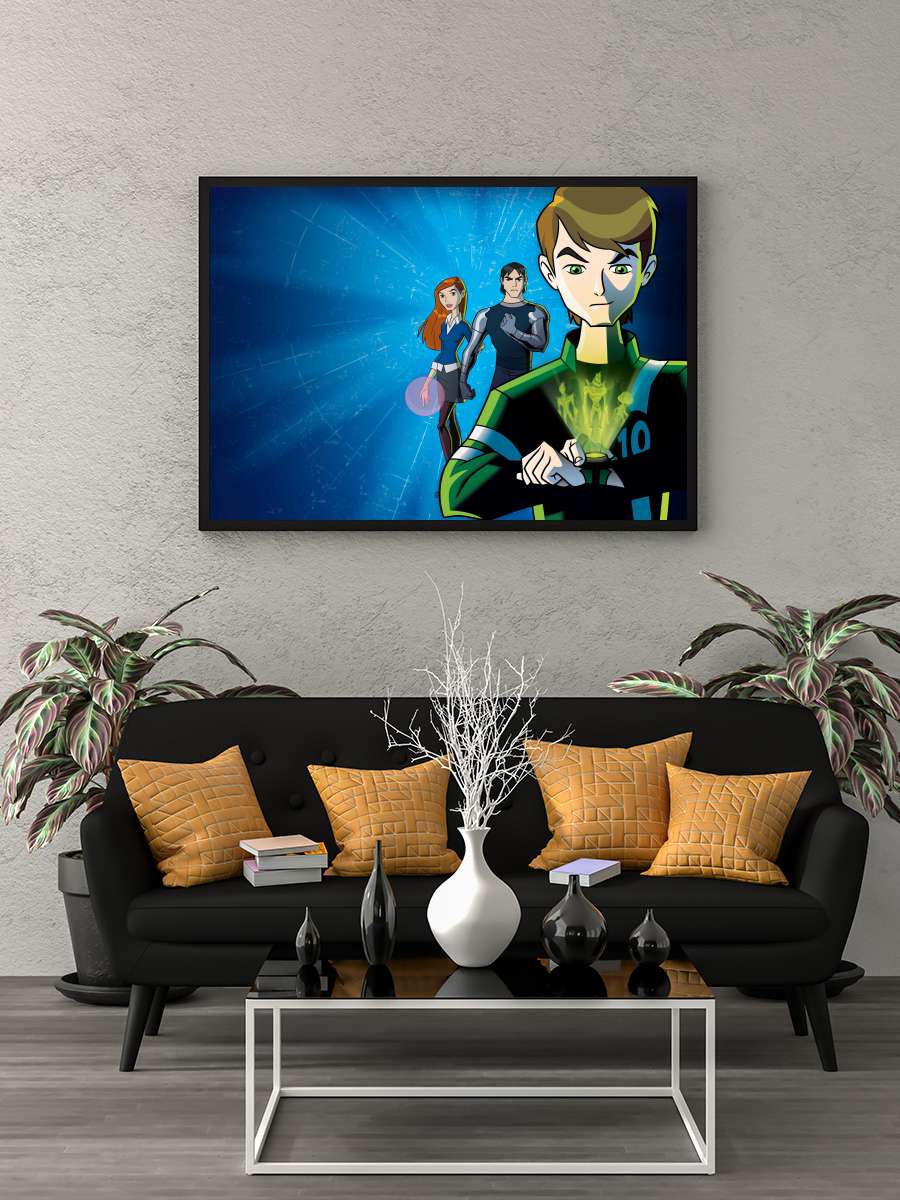 Ben 10: Alien Force Dizi Tablo Siyah Çerçeveli Dizi Poster Duvar Tablo