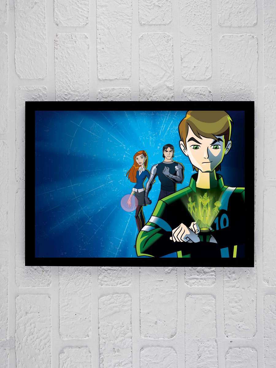 Ben 10: Alien Force Dizi Tablo Siyah Çerçeveli Dizi Poster Duvar Tablo