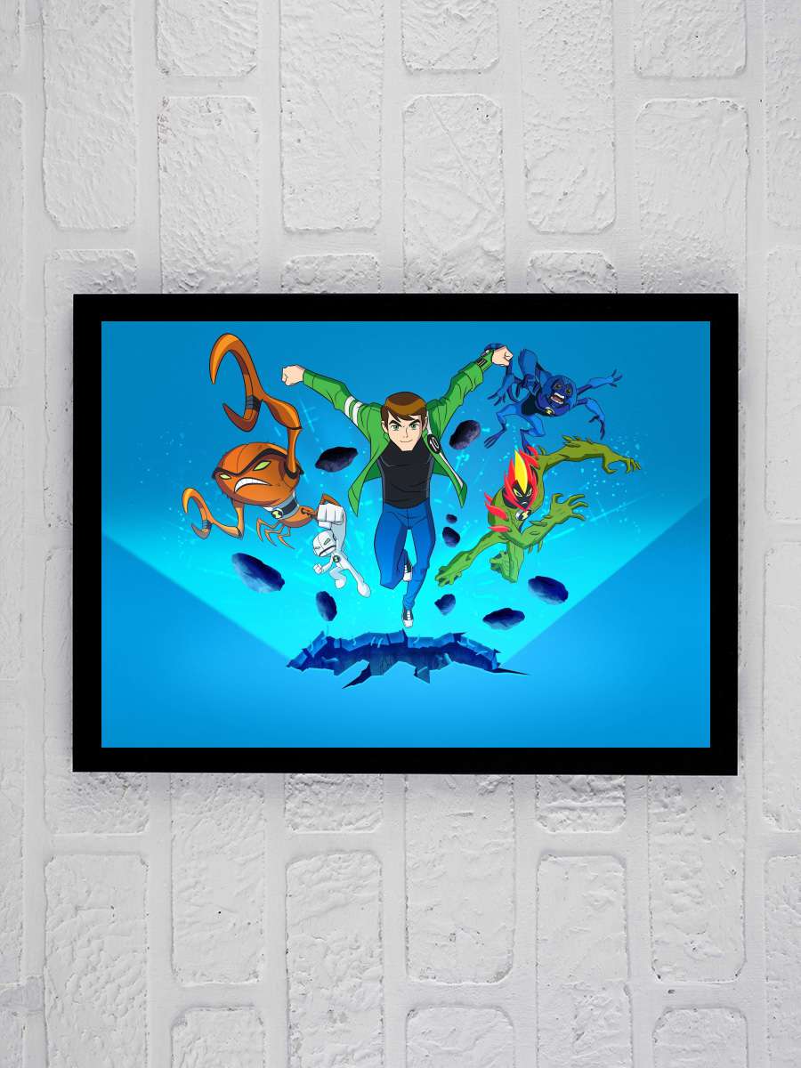 Ben 10: Alien Force Dizi Tablo Siyah Çerçeveli Dizi Poster Duvar Tablo