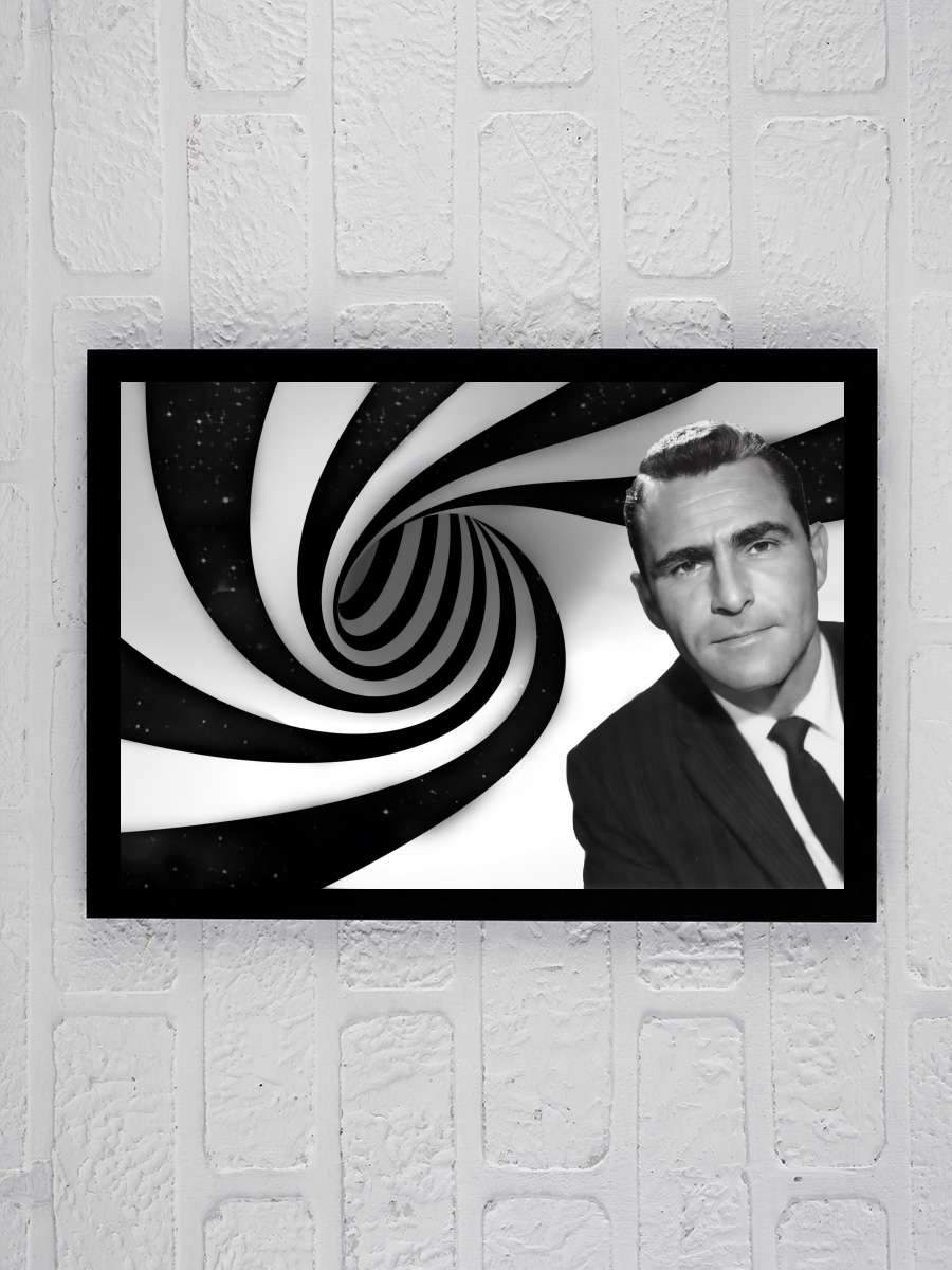 Alacakaranlık Kuşağı - The Twilight Zone Dizi Tablo Siyah Çerçeveli Dizi Poster Duvar Tablo