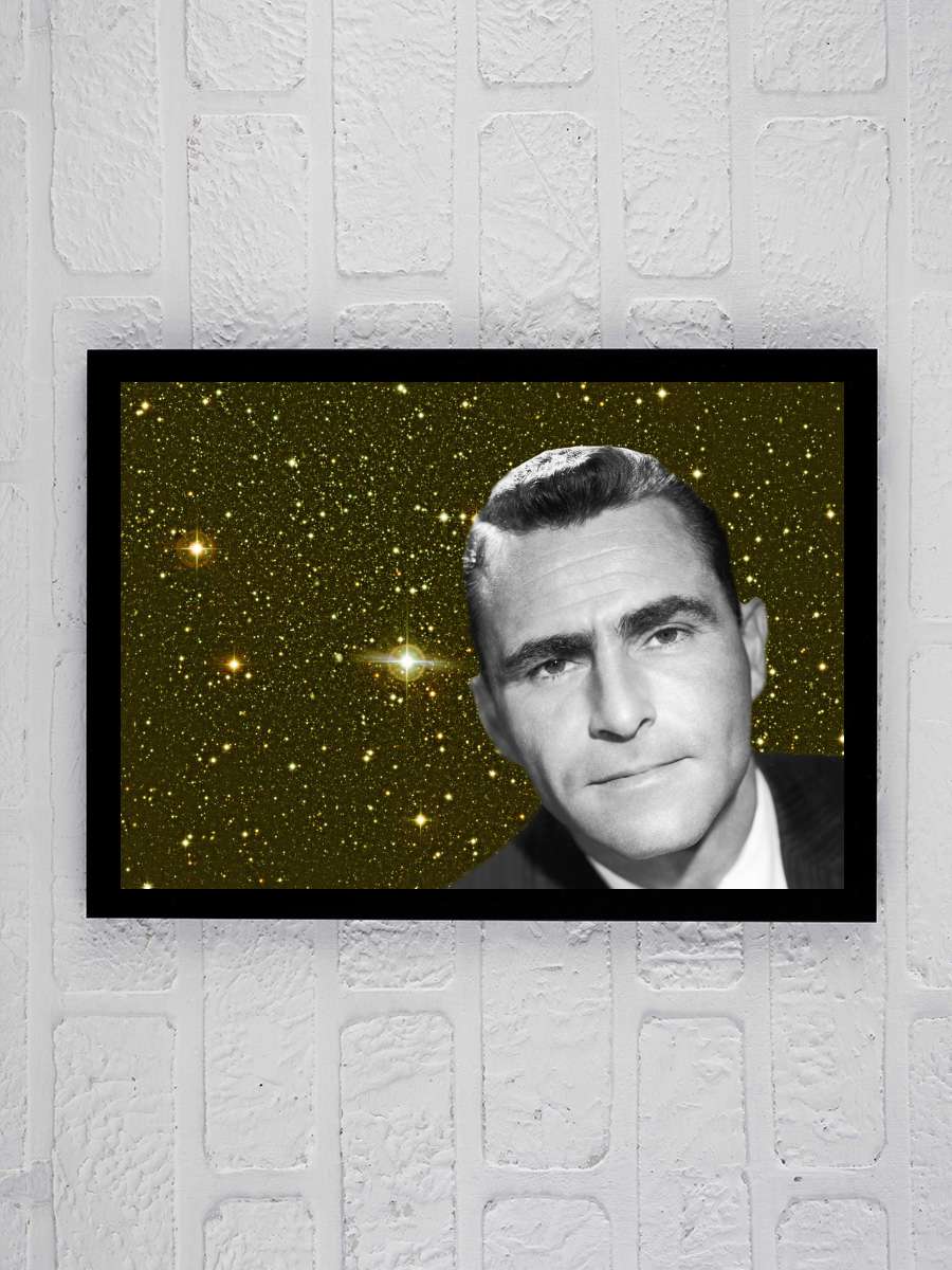 Alacakaranlık Kuşağı - The Twilight Zone Dizi Tablo Siyah Çerçeveli Dizi Poster Duvar Tablo