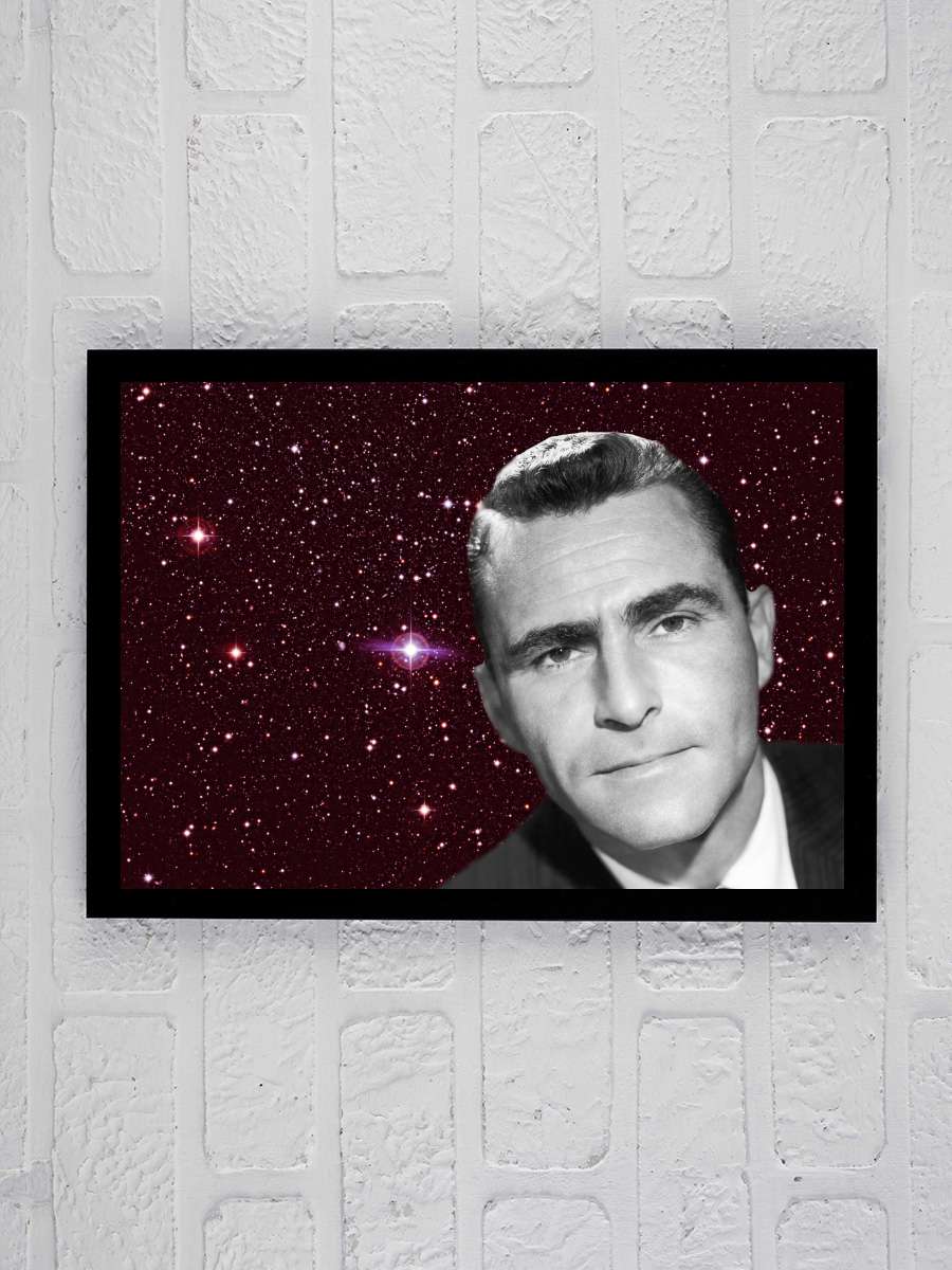 Alacakaranlık Kuşağı - The Twilight Zone Dizi Tablo Siyah Çerçeveli Dizi Poster Duvar Tablo