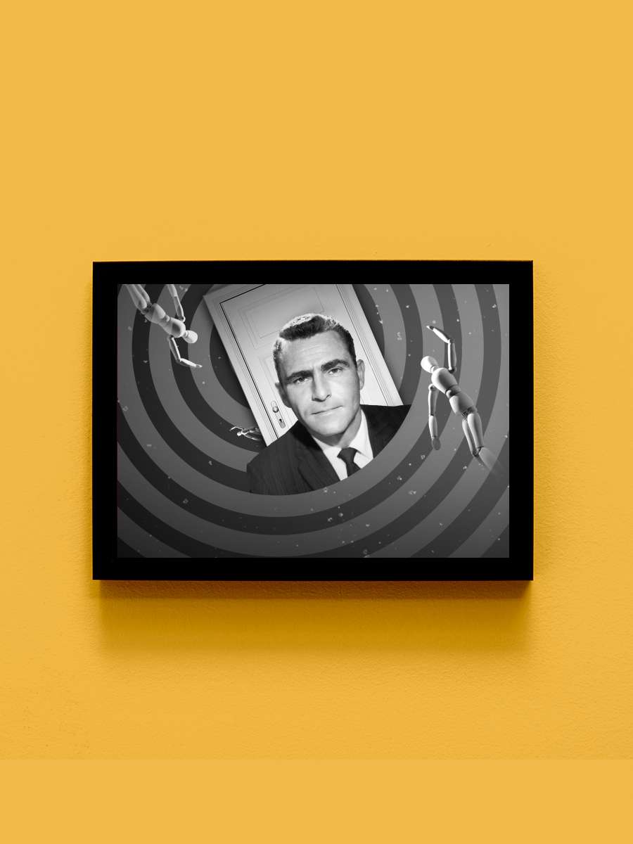 Alacakaranlık Kuşağı - The Twilight Zone Dizi Tablo Siyah Çerçeveli Dizi Poster Duvar Tablo