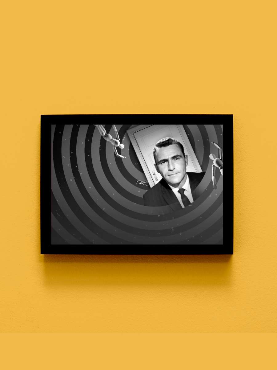 Alacakaranlık Kuşağı - The Twilight Zone Dizi Tablo Siyah Çerçeveli Dizi Poster Duvar Tablo