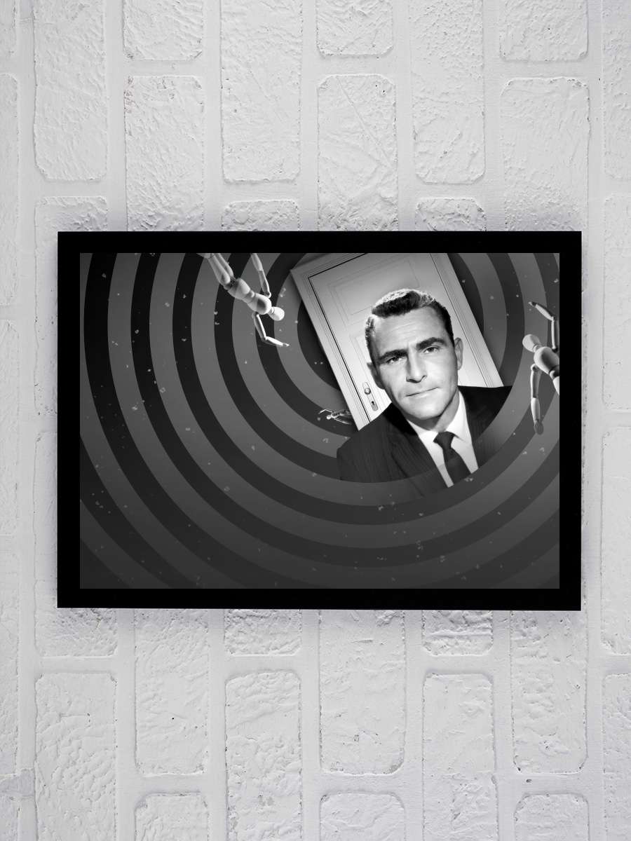 Alacakaranlık Kuşağı - The Twilight Zone Dizi Tablo Siyah Çerçeveli Dizi Poster Duvar Tablo