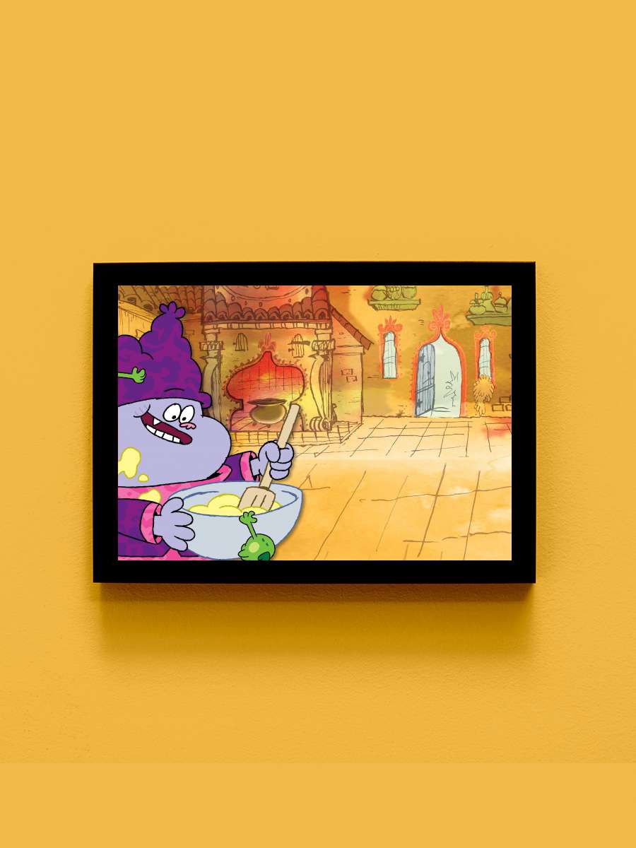 Chowder Dizi Tablo Siyah Çerçeveli Dizi Poster Duvar Tablo